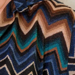 Aztec Overslag Strik Jurk Blauw -Exporteren Dames Glam Winkel Aztec Overslag Strik Jurk Blauw 1 1 586x900 1