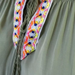 Boho Off Shoulder Maxi Jurk Army -Exporteren Dames Glam Winkel Boho Off Shoulder Maxi Jurk Army 586x900 1