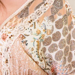 Boho Print Jurk Maxi Beige -Exporteren Dames Glam Winkel Boho Print Jurk Maxi Beige 2 586x900 1