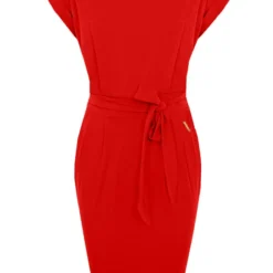 Femme Fatale Jurk Rood -Exporteren Dames Glam Winkel Femme Fatale Jurk Rood 586x900 2