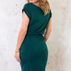 Femme Fatale Jurk Smaragd -Exporteren Dames Glam Winkel Femme Fatale Jurk Smaragd 5 586x900 2