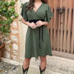 Florence Jurk Army 2.0 10 Florence Jurk Army 2.0 -Exporteren Dames Glam Winkel Florence Jurk Army 2 3 586x900 1