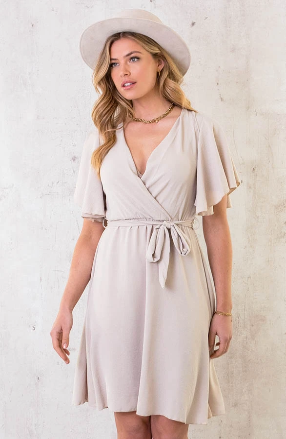 Florence Jurk Beige 2.0 8 Florence Jurk Beige 2.0 - Afbeelding 8