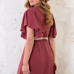 Florence Jurk Dust Roze 2.0 -Exporteren Dames Glam Winkel Florence Jurk Dust Roze 2 6 1 586x900 1