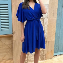 Florence Jurk Kobalt 2.0 15 Florence Jurk Kobalt 2.0 -Exporteren Dames Glam Winkel Florence Jurk Kobalt 2 5 586x900 1