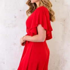 Florence Jurk Rood 2.0 21 Florence Jurk Rood 2.0 -Exporteren Dames Glam Winkel Florence Jurk Rood 2.0 4 586x900 1