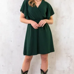 Florence Jurk Smaragd 2.0 -Exporteren Dames Glam Winkel Florence Jurk Smaragd 1 586x900 1