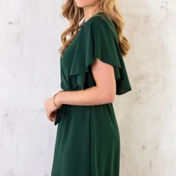 Florence Jurk Smaragd 2.0 -Exporteren Dames Glam Winkel Florence Jurk Smaragd 4 586x900 1