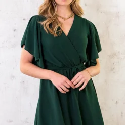 Florence Jurk Smaragd 2.0 -Exporteren Dames Glam Winkel Florence Jurk Smaragd 5 586x900 1