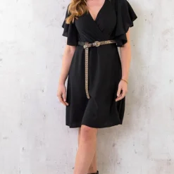 Florence Jurk Zwart 2.0 -Exporteren Dames Glam Winkel Florence Jurk Zwart 2.0 2 586x900 1