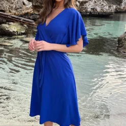 Florence Midi Jurk Kobalt 13 Florence Midi Jurk Kobalt -Exporteren Dames Glam Winkel Florence Midi Jurk Kobalt 1 586x900 1