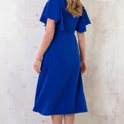 Florence Midi Jurk Kobalt 19 Florence Midi Jurk Kobalt -Exporteren Dames Glam Winkel Florence Midi Jurk Kobalt 4 586x900 1