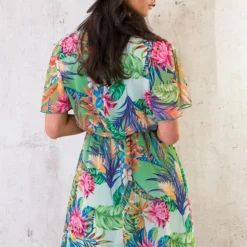 Jungle Jurk Multicolor -Exporteren Dames Glam Winkel Jungle Jurk Mutlicolor 5 586x900 1