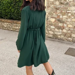 Londen Jurk Smaragd -Exporteren Dames Glam Winkel Londen Jurk Smaragd 2 586x900 1