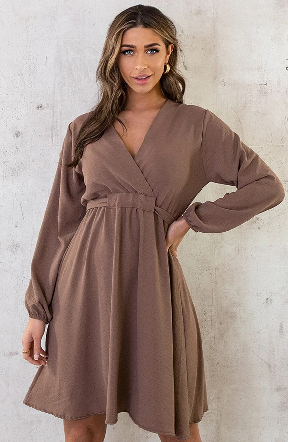 Londen Jurk Taupe