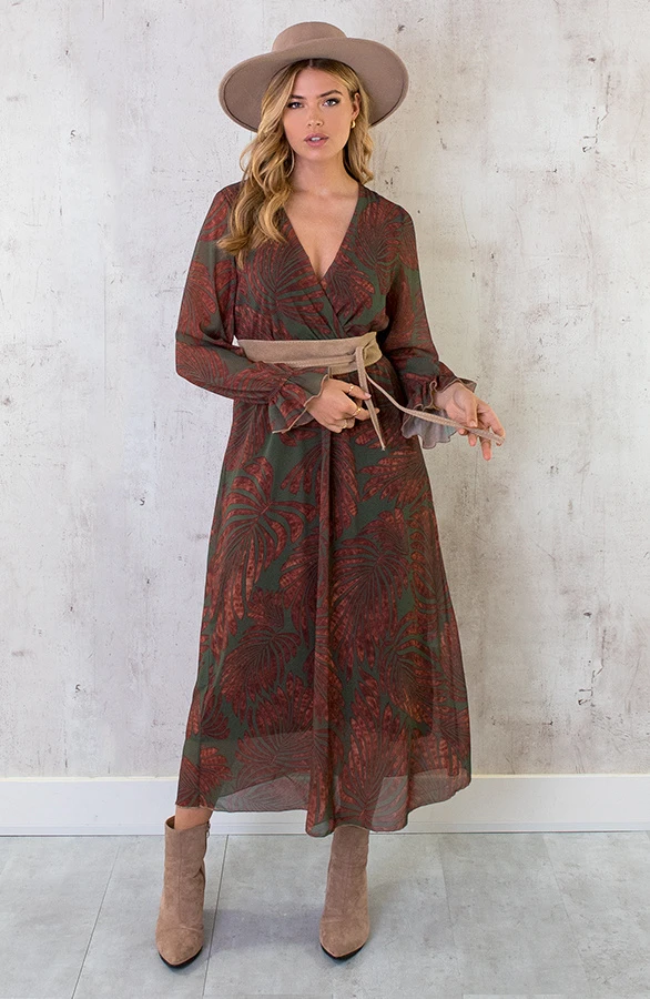 Maxi Jurk Leaves Army 1 Maxi Jurk Leaves Army