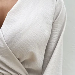 Maxi Jurk Split Beige -Exporteren Dames Glam Winkel Maxi Jurk Split Beige 1 586x900 1