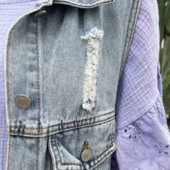 Mousseline Embroidery Oversized Jurk Lila -Exporteren Dames Glam Winkel Mousseline Embroidery Oversized Jurk Lila 1 586x900 1