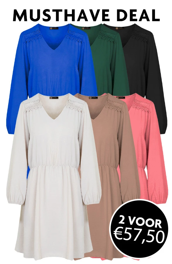 Musthave Deal Boho V-Hals Jurk 1 Musthave Deal Boho V-Hals Jurk