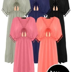 Musthave Deal Oversized Jurk Gouden Detail Maxi