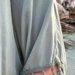 Oversized Jurk Gouden Detail Army -Exporteren Dames Glam Winkel Oversized Jurk Gouden Detail Army 8 586x900 1