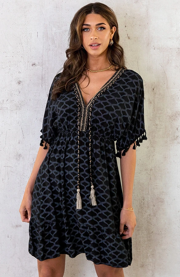 Musthave Deal Oversized Jurk Gouden Detail Print 7 Musthave Deal Oversized Jurk Gouden Detail Print - Afbeelding 7