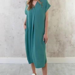 Palermo Pocket Jurk Mint