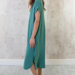 Palermo Pocket Jurk Mint -Exporteren Dames Glam Winkel Palermo Pocket Jurk Mint 4 586x900 1