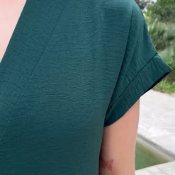 Palermo Pocket Jurk Smaragd -Exporteren Dames Glam Winkel Palermo Pocket Jurk Smaragd 1 586x900 1