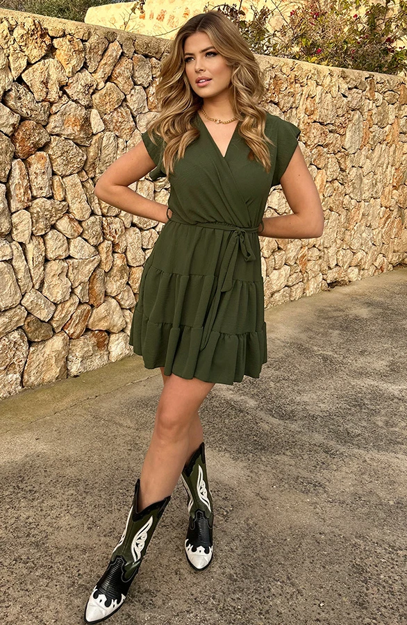 Sienna Jurk Army 7 Sienna Jurk Army - Afbeelding 7