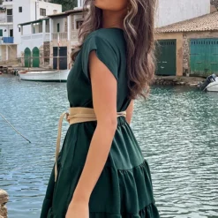 Sienna Jurk Smaragd 7 Sienna Jurk Smaragd -Exporteren Dames Glam Winkel Sienna Jurk Smaragd 1 586x900 1