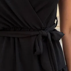 Sienna Jurk Zwart -Exporteren Dames Glam Winkel Sienna Jurk Zwart close 586x900 1