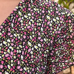 Wikkel Jurk Bloemen Roze -Exporteren Dames Glam Winkel Wikkel Jurk Bloemen Roze close 586x900 1